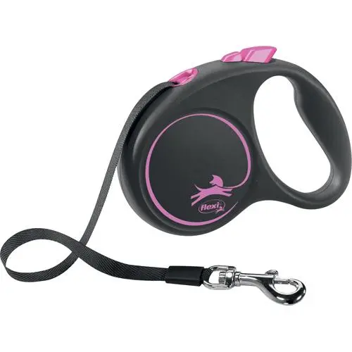 Flexi Black Design bånd S 5 meter 15 kg pink